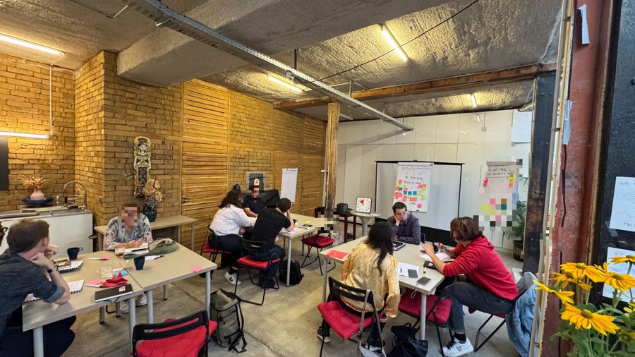 Stagiaires en atelier pendant la formation de 3 jours d'Insuffle Académie