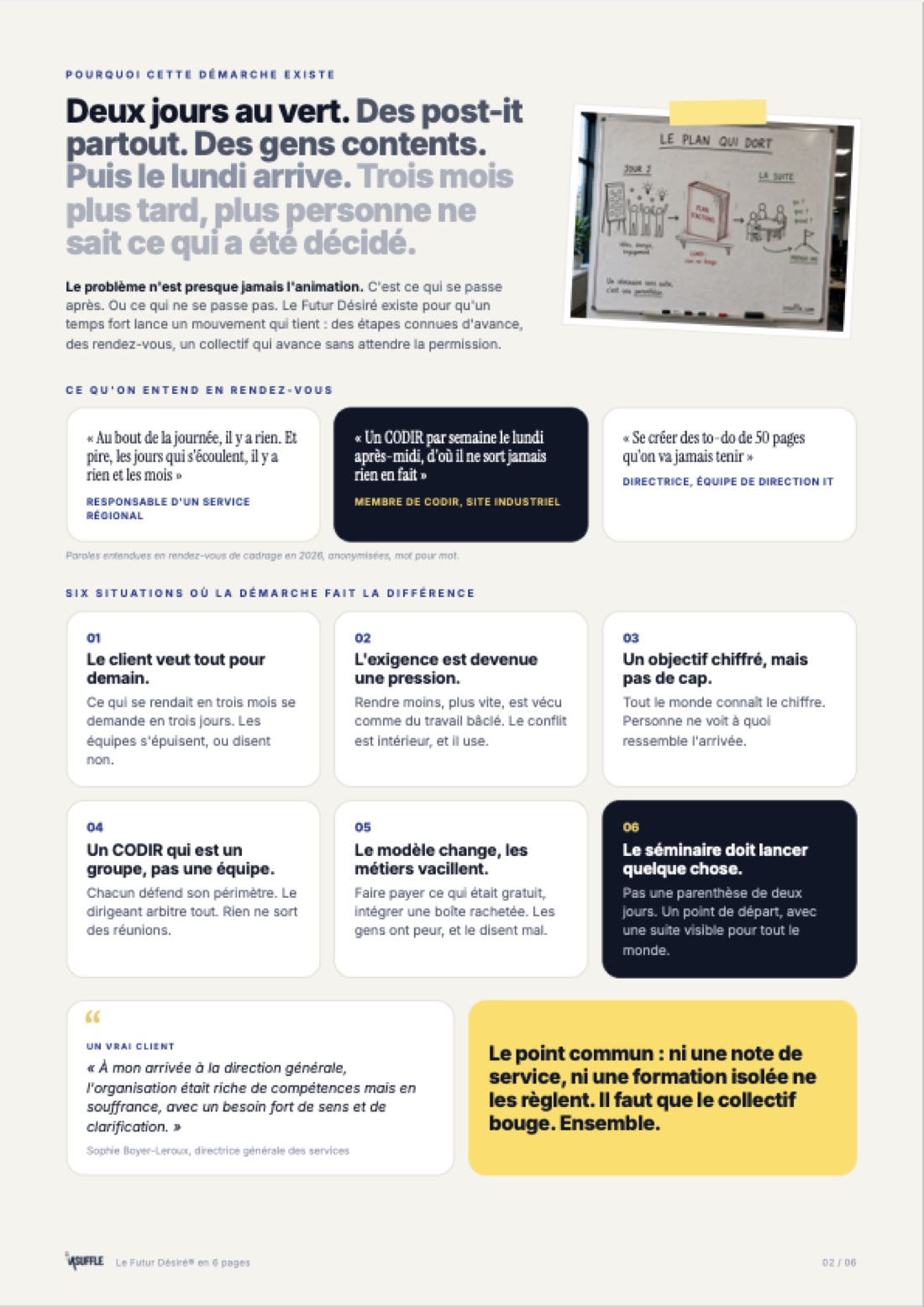 Page 2 du guide : Pourquoi cette démarche existe